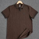 Men’s Waffle Polo Shirt – Stylish & Comfortable Casual Wear