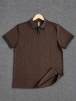 Men’s Waffle Polo Shirt – Stylish & Comfortable Casual Wear